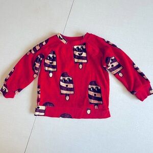 Hugo Lives Tiki Popsicle Terry Sweatshirt 12-18 mo